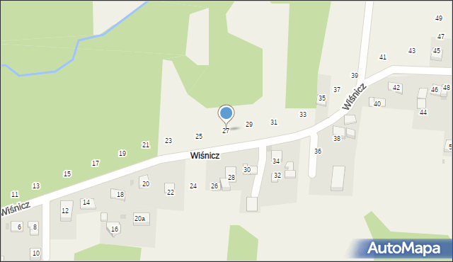 Siepraw, Wiśnicz, 27, mapa Siepraw