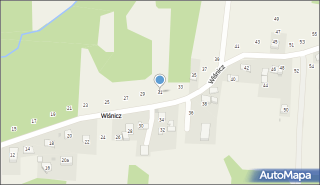 Siepraw, Wiśnicz, 31, mapa Siepraw