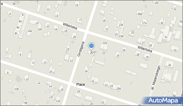 Skarżysko-Kamienna, Wileńska, 20, mapa Skarżysko-Kamienna