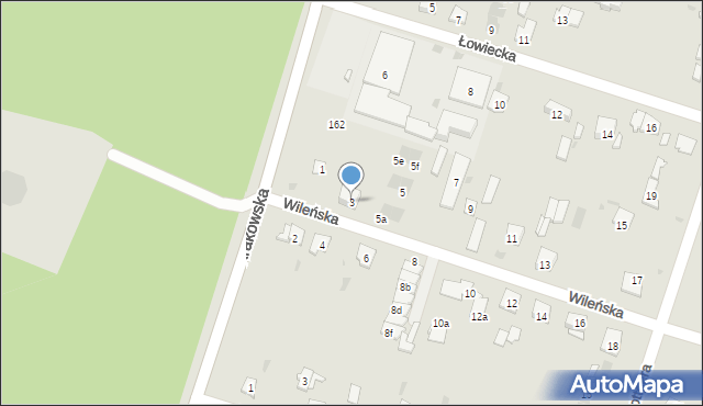 Skarżysko-Kamienna, Wileńska, 3, mapa Skarżysko-Kamienna