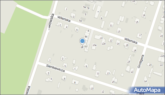 Skarżysko-Kamienna, Wileńska, 8f, mapa Skarżysko-Kamienna