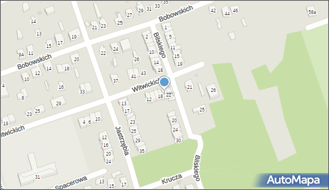 Skarżysko-Kamienna, Witwickich, 20, mapa Skarżysko-Kamienna