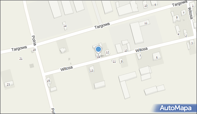 Skomlin, Witosa Wincentego, 14, mapa Skomlin