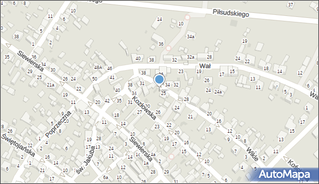 Sławków, Wikle, 29, mapa Sławków