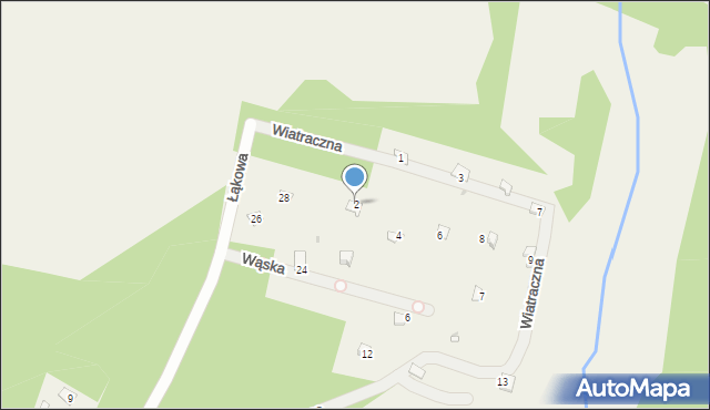 Słopsk, Wiatraczna, 2, mapa Słopsk