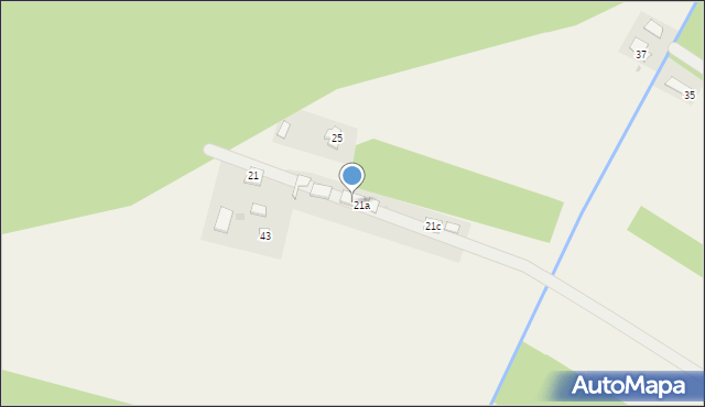 Słubice, Wiślana, 21b, mapa Słubice