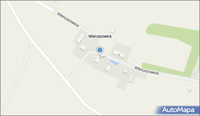 Ślubów, Wieruszowice, 2, mapa Ślubów