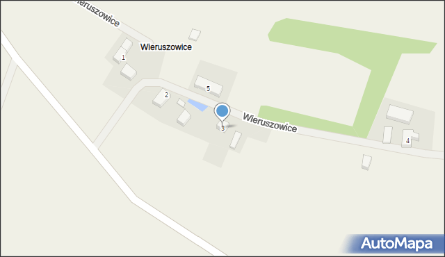 Ślubów, Wieruszowice, 3, mapa Ślubów