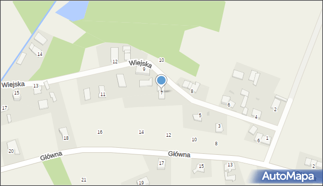 Smogorzów, Wiejska, 7, mapa Smogorzów