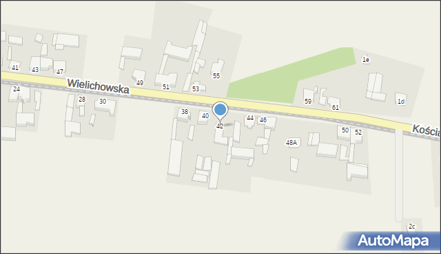 Śniaty, Wielichowska, 42, mapa Śniaty