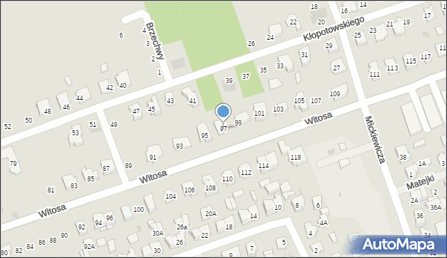 Sokółka, Witosa Wincentego, 97, mapa Sokółka