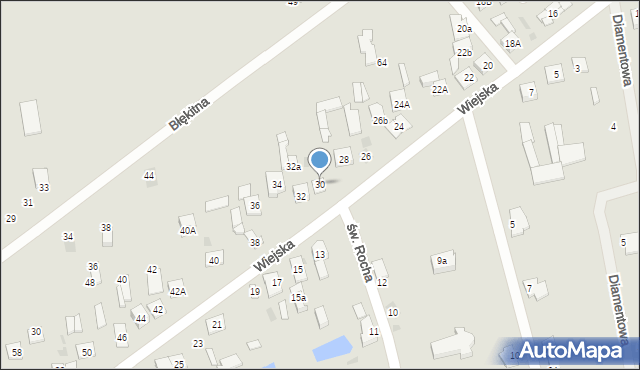 Sokołów Podlaski, Wiejska, 30, mapa Sokołów Podlaski