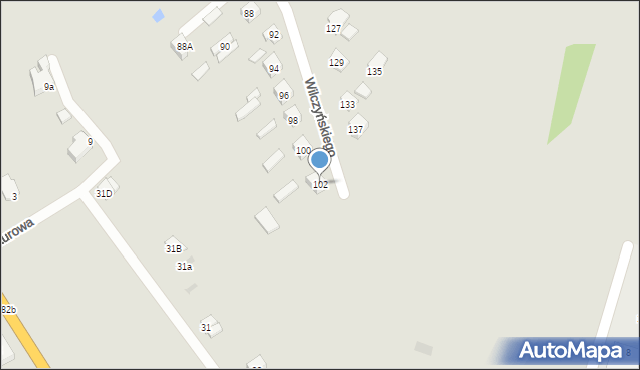 Sokołów Podlaski, Wilczyńskiego, 102, mapa Sokołów Podlaski