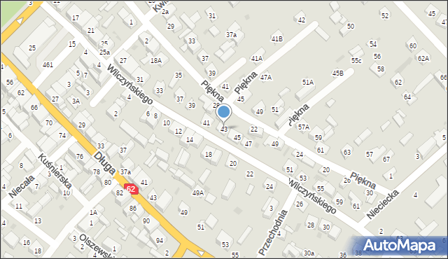 Sokołów Podlaski, Wilczyńskiego, 43, mapa Sokołów Podlaski