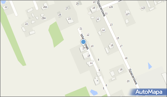 Sowia Wola, Wierzbowa, 17, mapa Sowia Wola