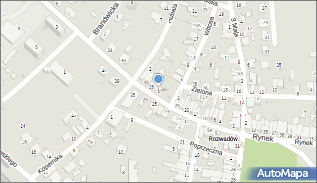 Stalowa Wola, Witosa Wincentego, 1, mapa Stalowa Wola