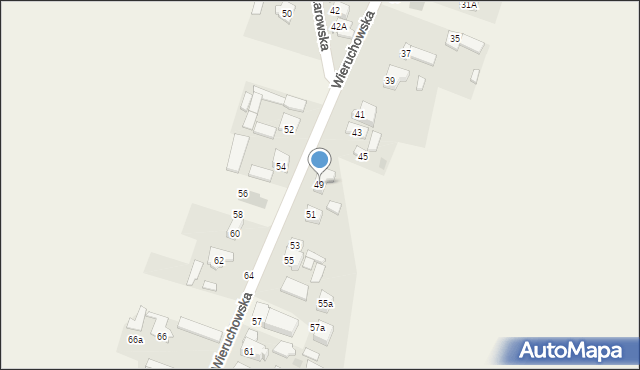 Stare Babice, Wieruchowska, 49, mapa Stare Babice