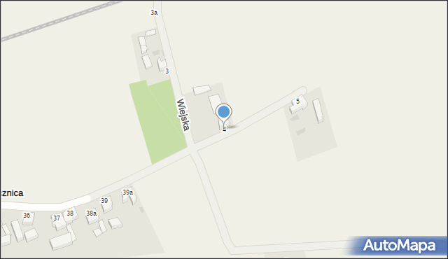 Stare Kurowo, Wiejska, 4, mapa Stare Kurowo