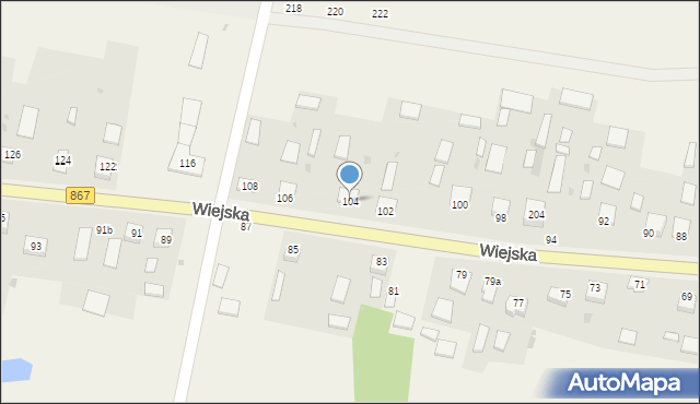 Stare Oleszyce, Wiejska, 104, mapa Stare Oleszyce