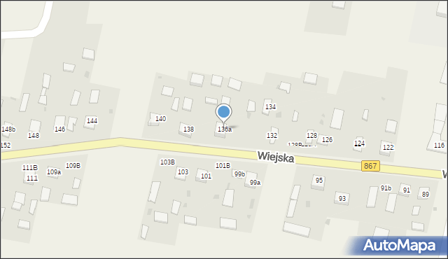 Stare Oleszyce, Wiejska, 136a, mapa Stare Oleszyce