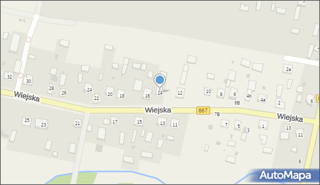 Stare Oleszyce, Wiejska, 14, mapa Stare Oleszyce