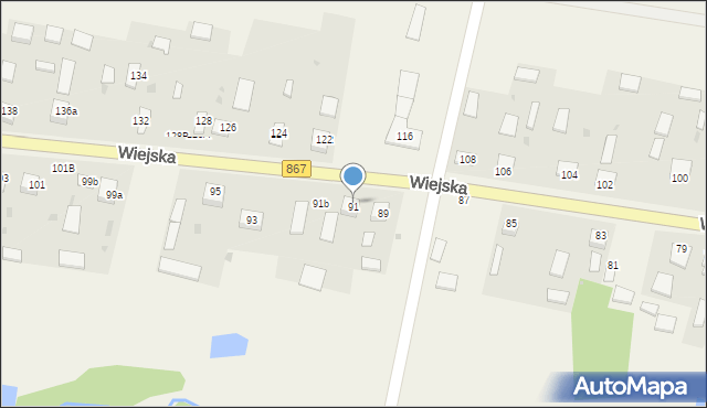 Stare Oleszyce, Wiejska, 91A, mapa Stare Oleszyce