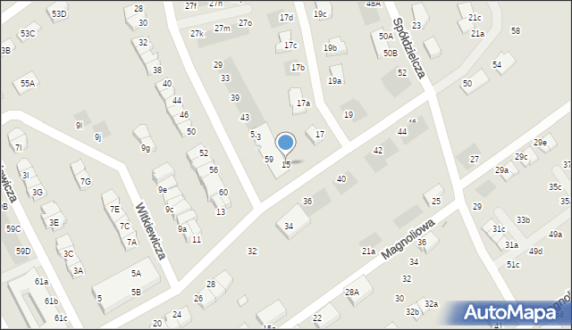 Stargard, Witkiewicza Stanisława Ignacego, 15, mapa Stargard