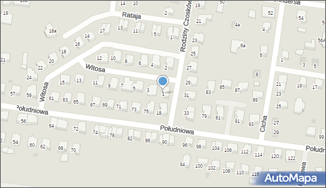 Starogard Gdański, Witosa Wincentego, 1, mapa Starogard Gdański