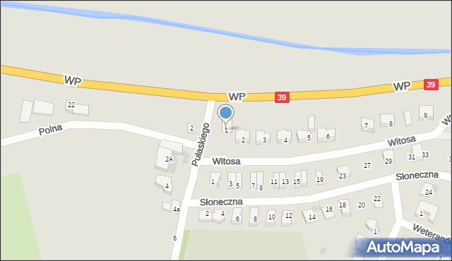 Strzelin, Witosa Wincentego, 1, mapa Strzelin