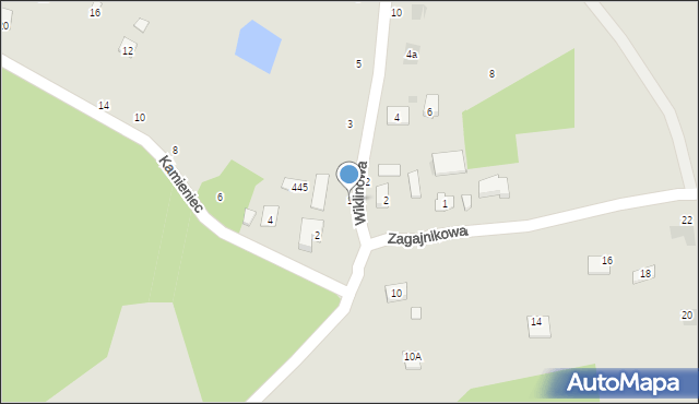 Styków, Wiklinowa, 1, mapa Styków