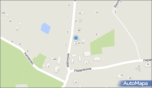 Styków, Wiklinowa, 4, mapa Styków