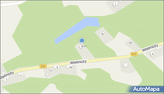 Suchacz, Wielmoży, 5, mapa Suchacz