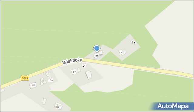 Suchacz, Wielmoży, 5a, mapa Suchacz