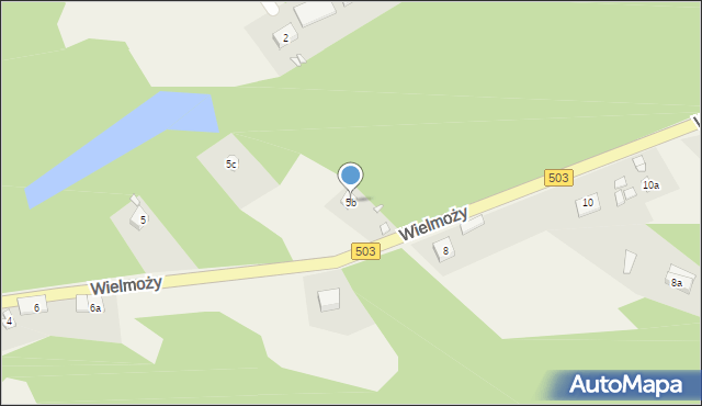 Suchacz, Wielmoży, 5b, mapa Suchacz