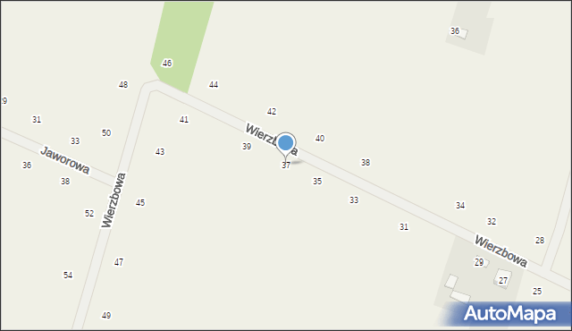 Suszno, Wierzbowa, 37, mapa Suszno