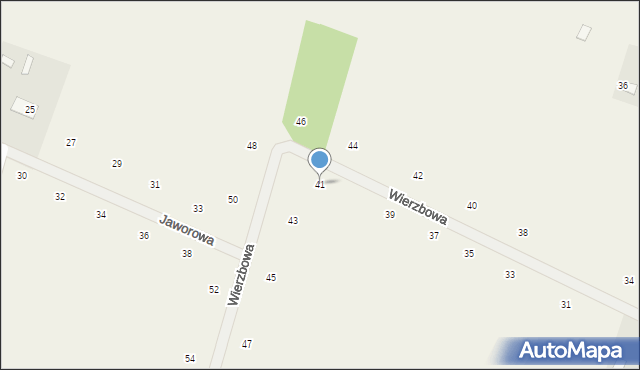 Suszno, Wierzbowa, 41, mapa Suszno