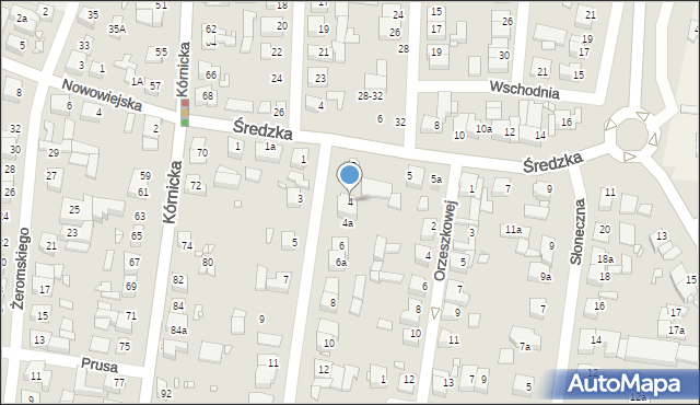 Swarzędz, Wilkońskich Pauliny i Augusta, 4, mapa Swarzędz
