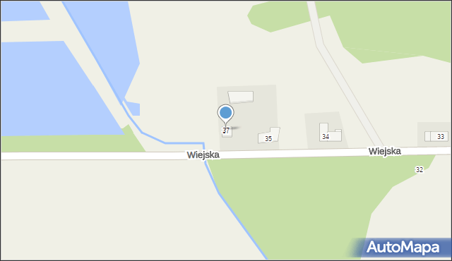 Święciny, Wiejska, 37, mapa Święciny