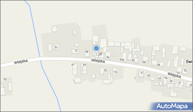 Świniowice, Wiejska, 66A, mapa Świniowice