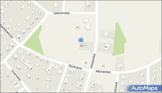 Szadkowice-Ogrodzim, Widawska, 18, mapa Szadkowice-Ogrodzim