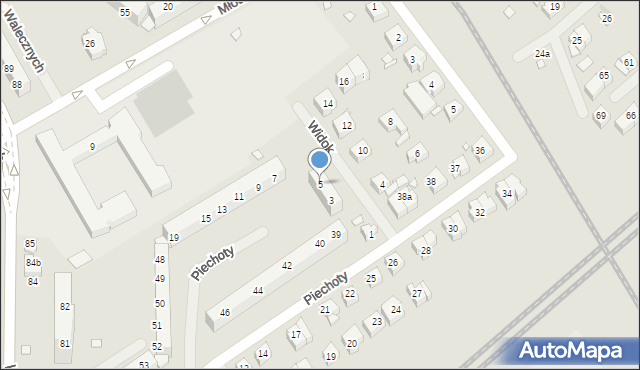 Szczecin, Widok, 5, mapa Szczecina