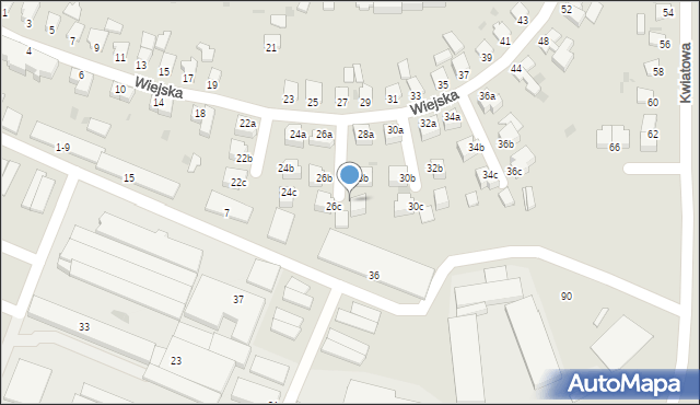 Szczecinek, Wiejska, 28c, mapa Szczecinek