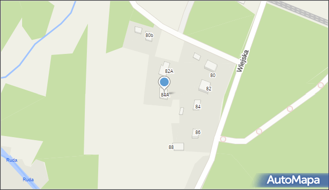 Szczejkowice, Wiejska, 84A, mapa Szczejkowice