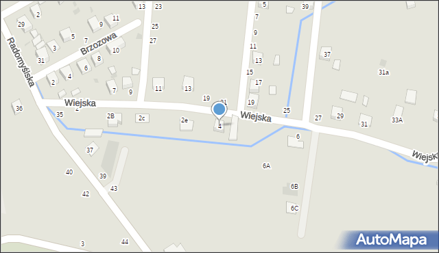 Szczucin, Wiejska, 4, mapa Szczucin