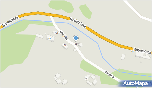 Szczytna, Wiejska, 24, mapa Szczytna