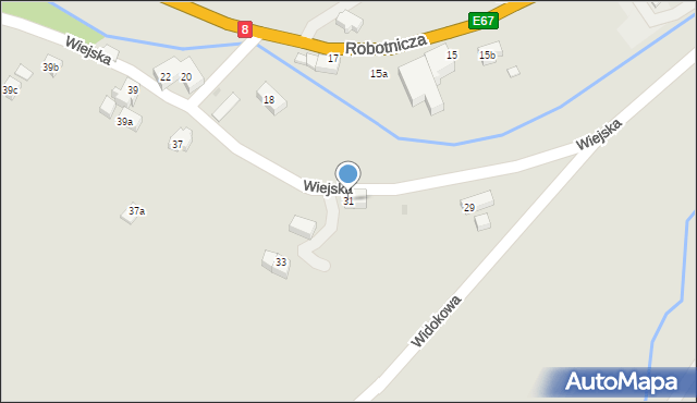 Szczytna, Wiejska, 31, mapa Szczytna