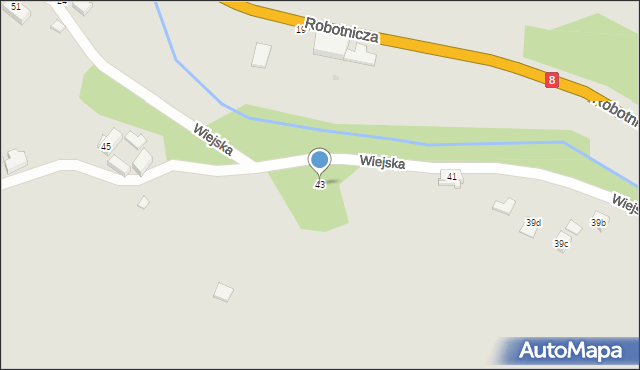 Szczytna, Wiejska, 43, mapa Szczytna