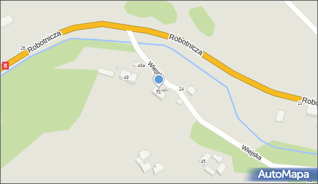 Szczytna, Wiejska, 51, mapa Szczytna