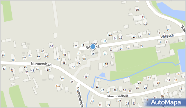 Szydłowiec, Wiejska, 15, mapa Szydłowiec