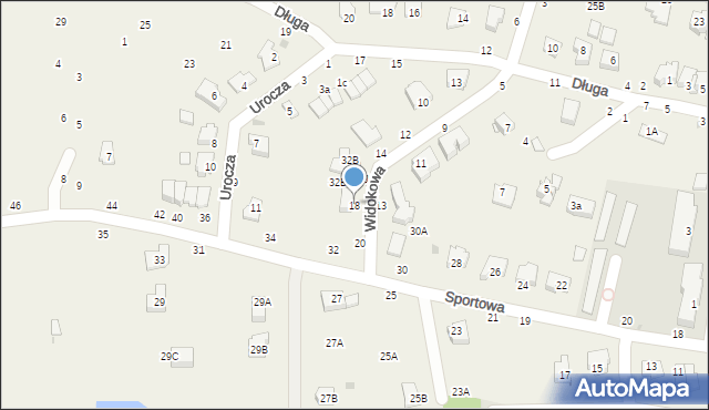 Tarnowiec, Widokowa, 18, mapa Tarnowiec